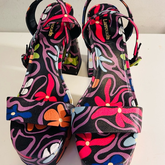 Larroude Dolly Floral Heel